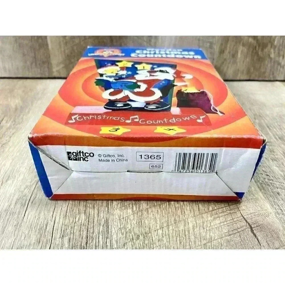 Vtg Looney Tunes Wooden Christmas Countdown Calendar Advent Sylvester & Tweety - Picture 7 of 7